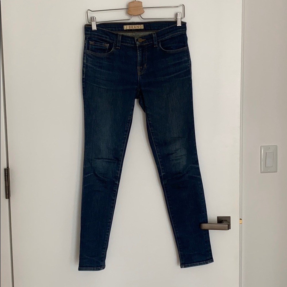 J Brand skinny ankle jeans dark wash size 27